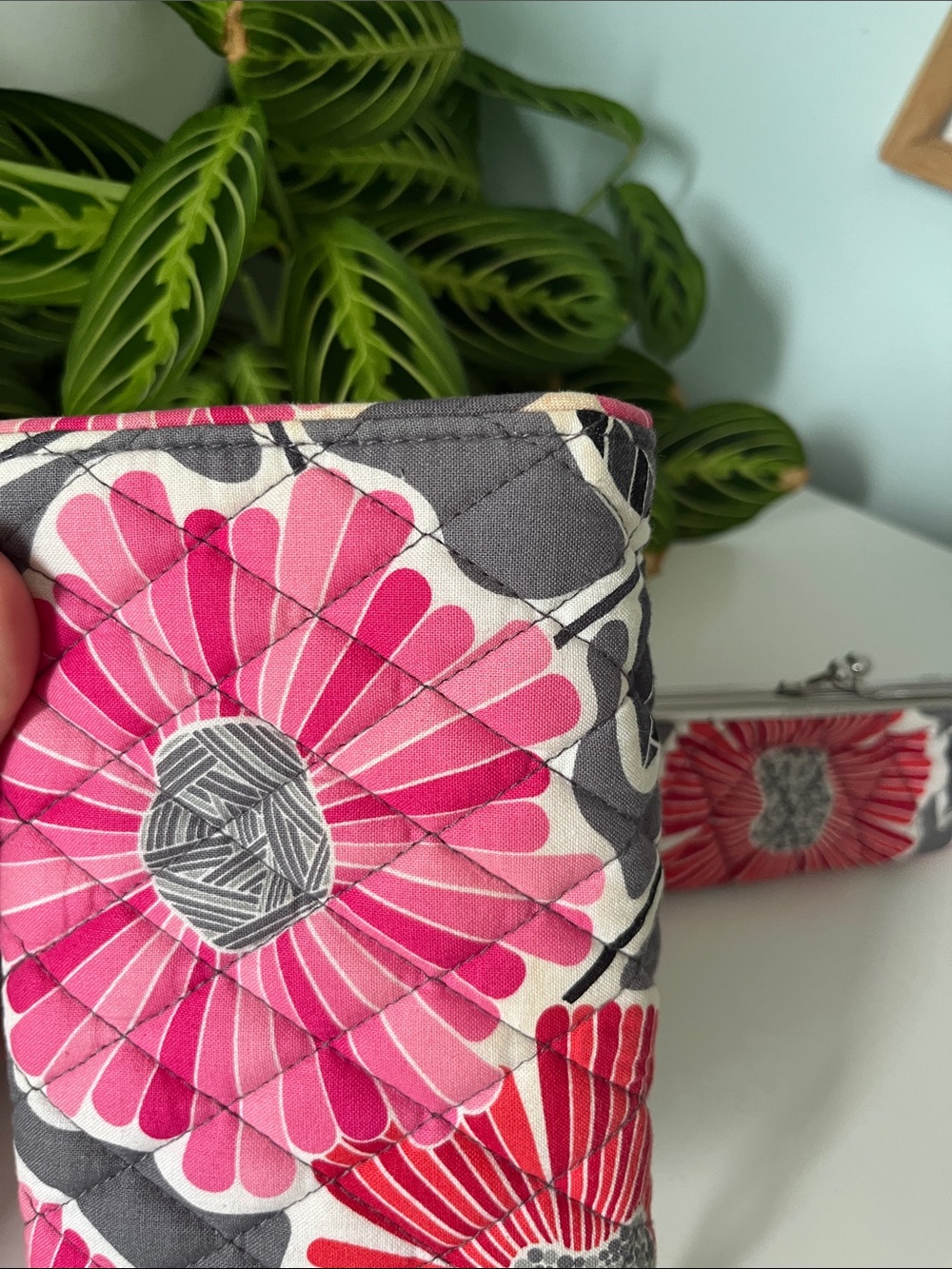✨SPECIAL OFFER✨Vera Bradley Matching “Cheery Blossoms” Pink and Gray Floral Set - Picture 11 of 11